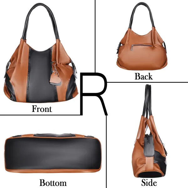Women_Brown,_Black_Handbag_For_Women