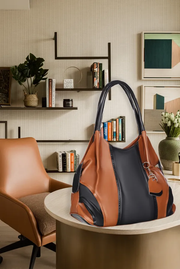 Women_Brown,_Black_Handbag_For_Women