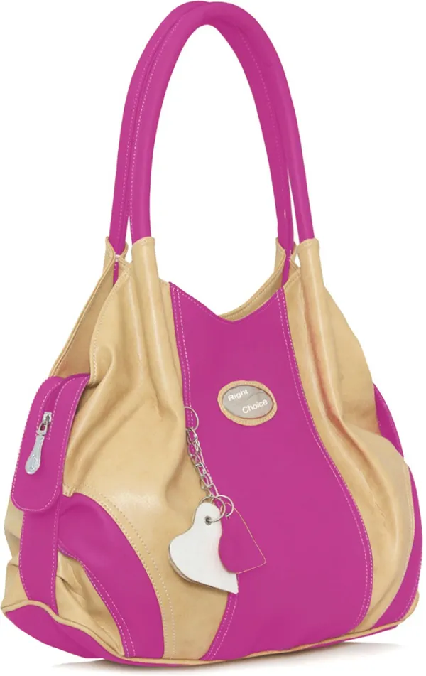 Women_Pink,_Beige_Shoulder_Bag_For_Women