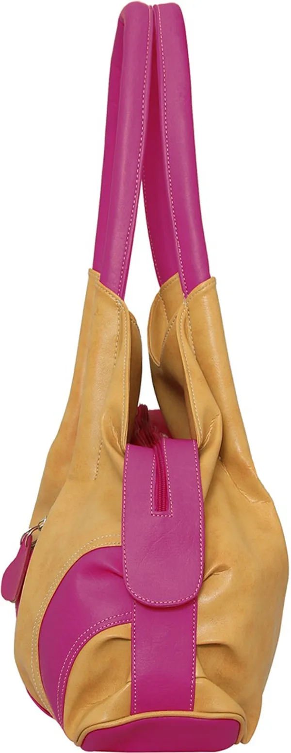 Women_Pink,_Beige_Shoulder_Bag_For_Women