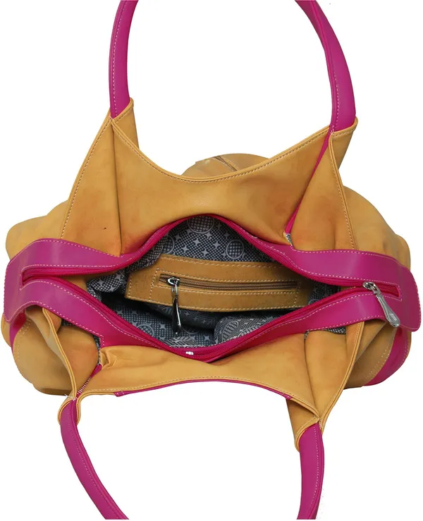 Women_Pink,_Beige_Shoulder_Bag_For_Women