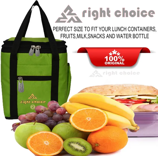 School_And_Office_Bags_Waterproof_Lunch_Bag_(Green,_4_L)