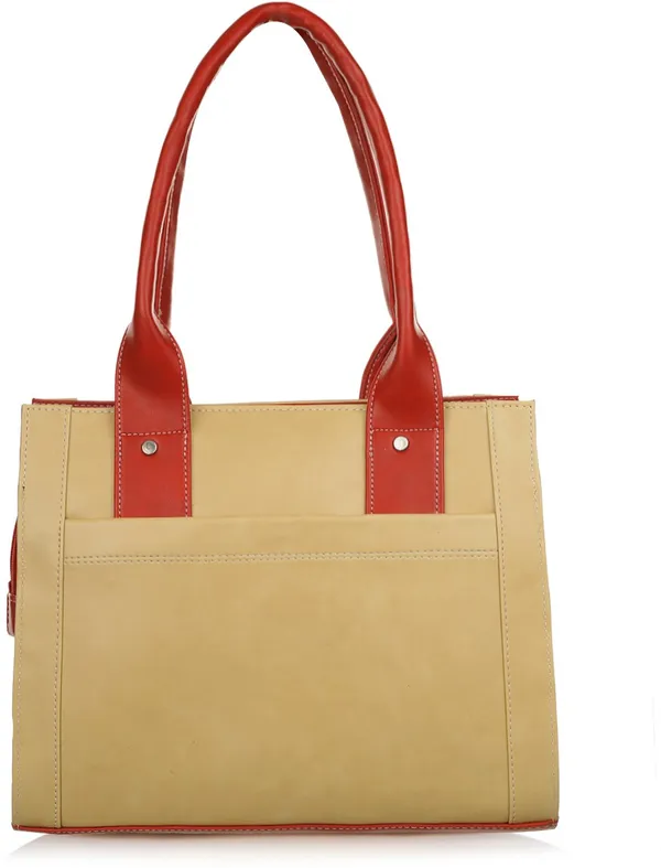 Women_Beige,_Red_Shoulder_Bag_For_Women