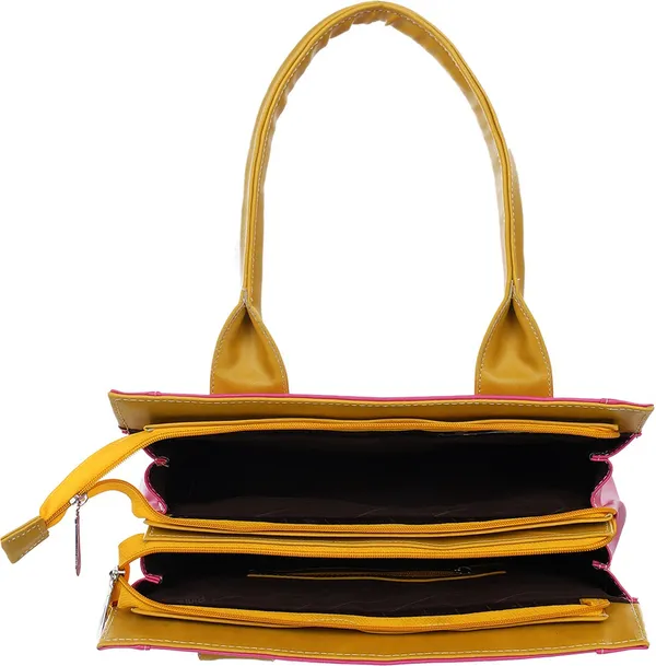 Women_Yellow,_Pink_Shoulder_Bag_For_Women
