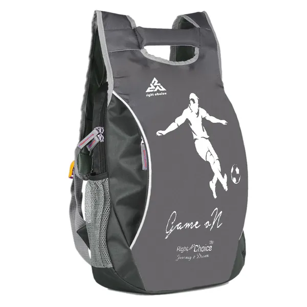 Stylish_Backpack_Football_Bag_For_Boys_And_Girls_10_L_Backpack_(Grey)