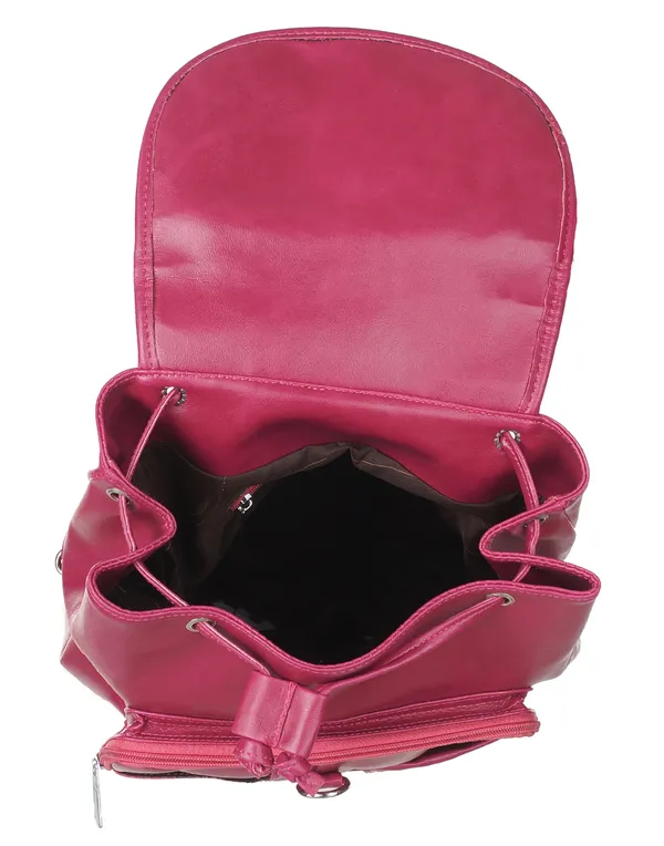 New_Artificial_Leather_Casual_Purse_Fashion_School_Leather_Backpack_Shoulder_Ba_20_L_Backpack_(Pink)