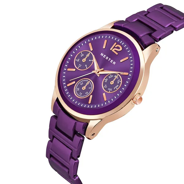 Metal_Chain_Analog_Watch_With__Attractive_Dial_|_Premium_Watches_for_Her