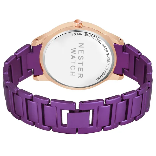 Metal_Chain_Analog_Watch_With__Attractive_Dial_|_Premium_Watches_for_Her