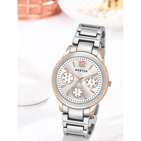 Metal_Chain_Analog_Watch_With__Attractive_Dial_|_Premium_Watches_for_Her