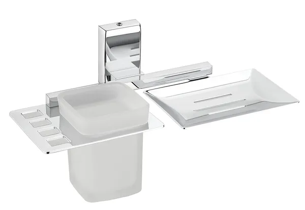 Cubix_Soap_Dish_with_Toothbrush_Holder,_Soap_Dish_with_Toothbrush_Stand,_Bathroom_Accessories_for_Home_AISI_304_Stainless_Steel