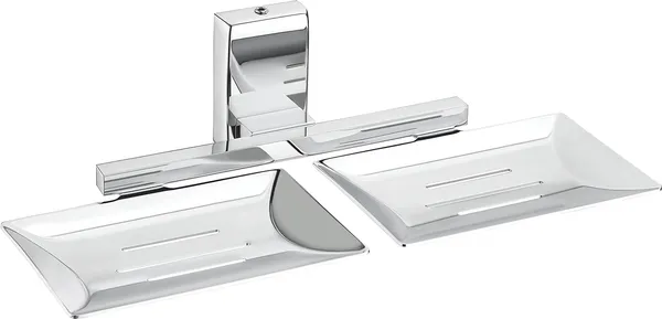 Cubix_Double_Soap_Dish_|_Double_Soap_Dish_Stand_|_Double_Soap_Dish_Holder_|_Bathroom_Accessories_for_Home_AISI_304_Stainless_Steel