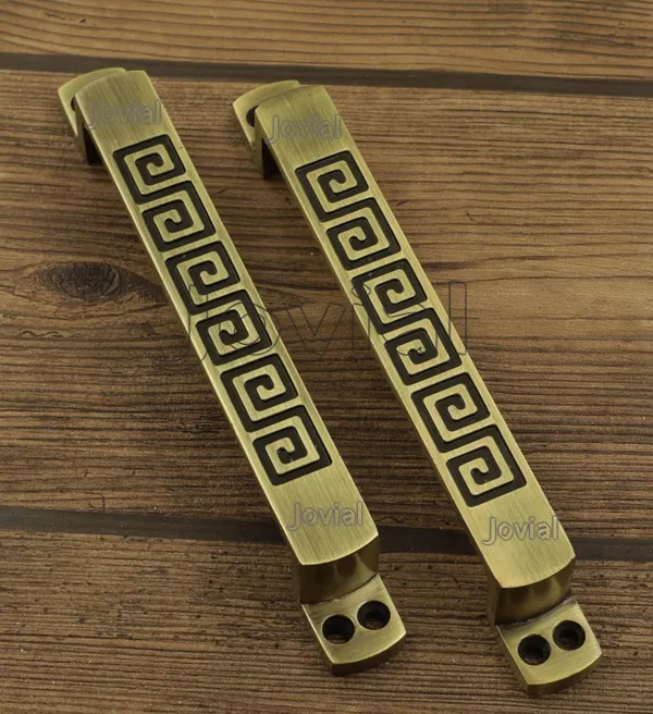 Main_Door_-_124_-_Handle/Door_Handle/Pull_Handle/Handle_Set_(7_Inch,_Finish:_Antique_Brass,_Material_:_Zink_Alloy,_2_Pcs_Set)
