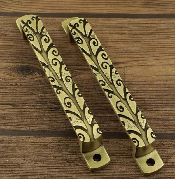 Main_Door_-_130_-_Handle/Door_Handle/Pull_Handle/Handle_Set_(7_Inch,_Finish:_Antique_Brass,_Material_:_Zink_Alloy,_2_Pcs_Set)