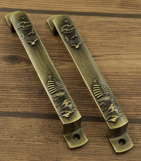 Main_Door_-_134_-_Handle/Door_Handle/Pull_Handle/Handle_Set_(7_Inch,_Finish:_Antique_Brass,_Material_:_Zink_Alloy,_2_Pcs_Set)