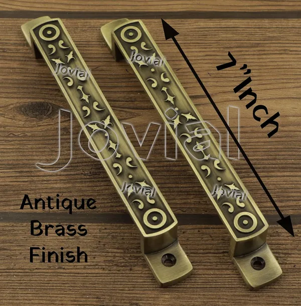 Main_Door_-_141_-_Handle/Door_Handle/Pull_Handle/Handle_Set_(7_Inch,_Finish:_Antique_Brass,_Material_:_Zink_Alloy,_2_Pcs_Set)