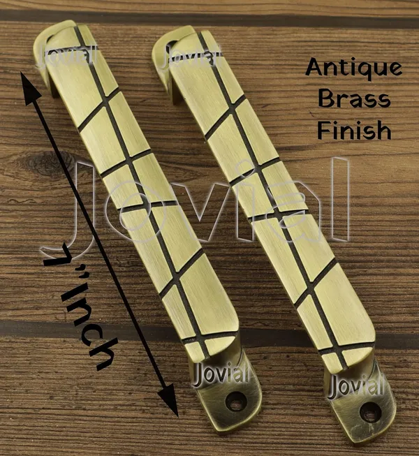 Main_Door_-_Omex_-_Handle/Door_Handle/Pull_Handle/Handle_Set_(7_Inch,_Finish:_Antique_Brass,_Material_:_Zink_Alloy,_2_Pcs_Set)