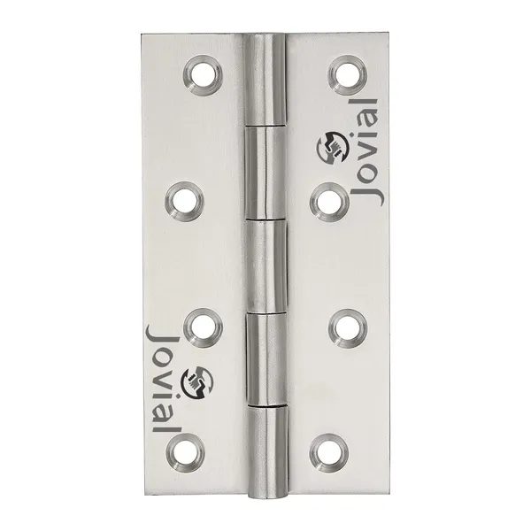 3"x_14_|_6_Pcs_-_Stainless_Steel_Door_Hinges/Window_Hinges/Butt_Hinges,_Softly_Movement_Hinges_(3_Inch_x_14_Gauge/2_mm_Thickness,_Finish_:_Satin_Matt,_6_Pcs)
