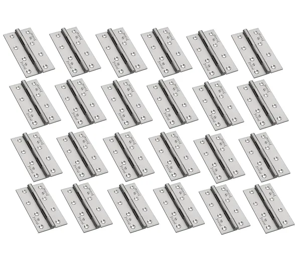 3"x_16_|_24_Pcs_-_Stainless_Steel_Door_Hinges/Window_Hinges/Butt_Hinges,_Softly_Movement_Hinges_(3_Inch_x_16_Gauge/1.5_mm_Thickness,_Finish_:_Satin_Matt,_24_Pcs)