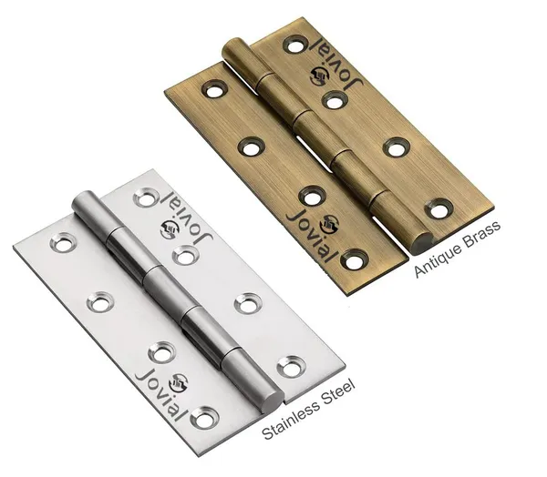 3"x_16_|_24_Pcs_-_Stainless_Steel_Door_Hinges/Window_Hinges/Butt_Hinges,_Softly_Movement_Hinges_(3_Inch_x_16_Gauge/1.5_mm_Thickness,_Finish_:_Satin_Matt,_24_Pcs)