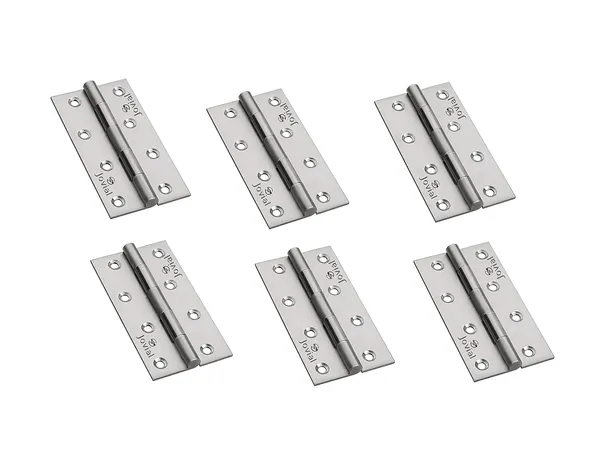 3"x_16_|_6_Pcs_-_Stainless_Steel_Door_Hinges/Window_Hinges/Butt_Hinges,_Softly_Movement_Hinges_(3_Inch_x_16_Gauge/1.5_mm_Thickness,_Finish_:_Satin_Matt,_6_Pcs)