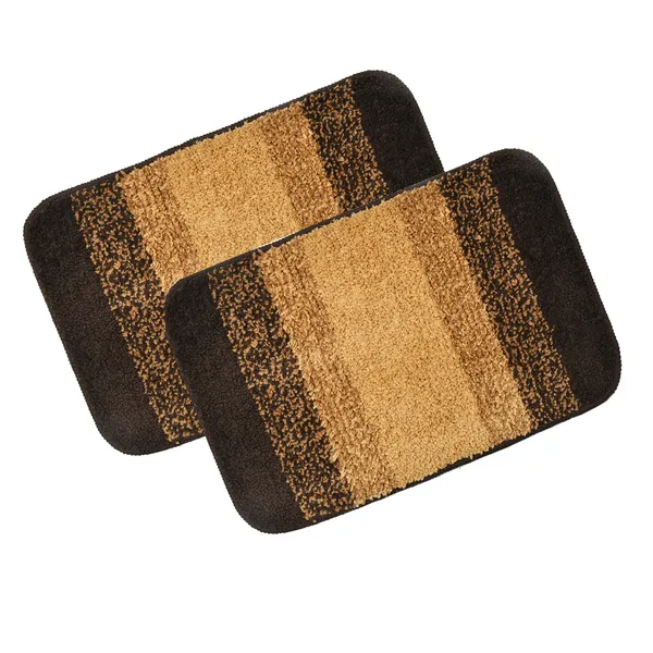 Water_Absorbent_Anti-Skid_Bath_Mat_-_Microfiber,_Coffee,_35x55_cm,_Pack_of_2