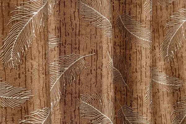 Pack_Of_2_Brown_Polyester_Curtains_For_Long_Door/Door/Window
