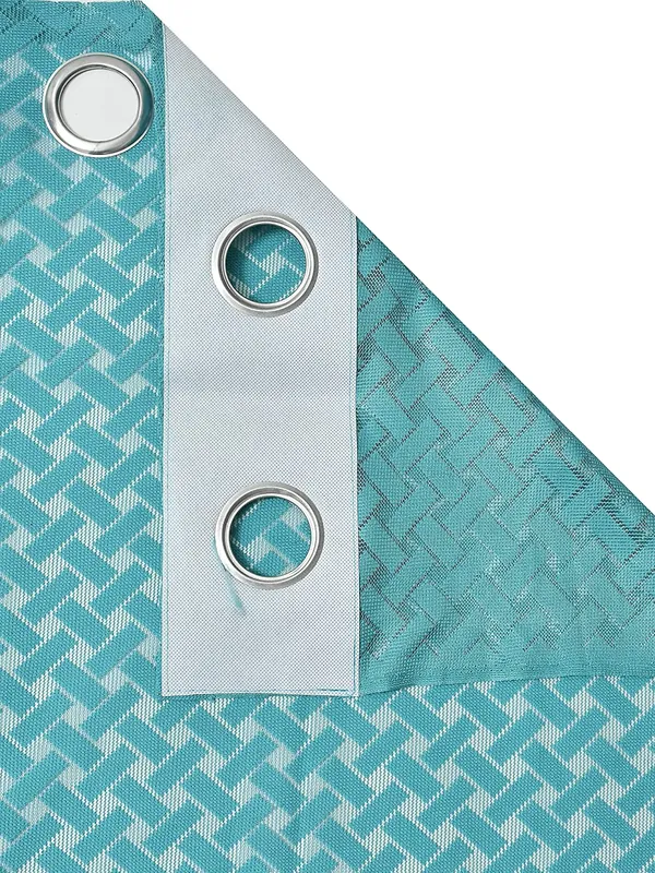 Pack_Of_2_Aqua_Blue_Polyester_Curtains_For_Long_Door/Door/Window
