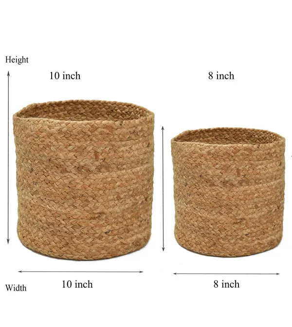 Beige_Braided_Jute_Baskets_|_Storage_Bins_Organizer_|_Laundry,_Toys_&_Planter_Basket-_Set_of_2_(10,_8_Inch)
