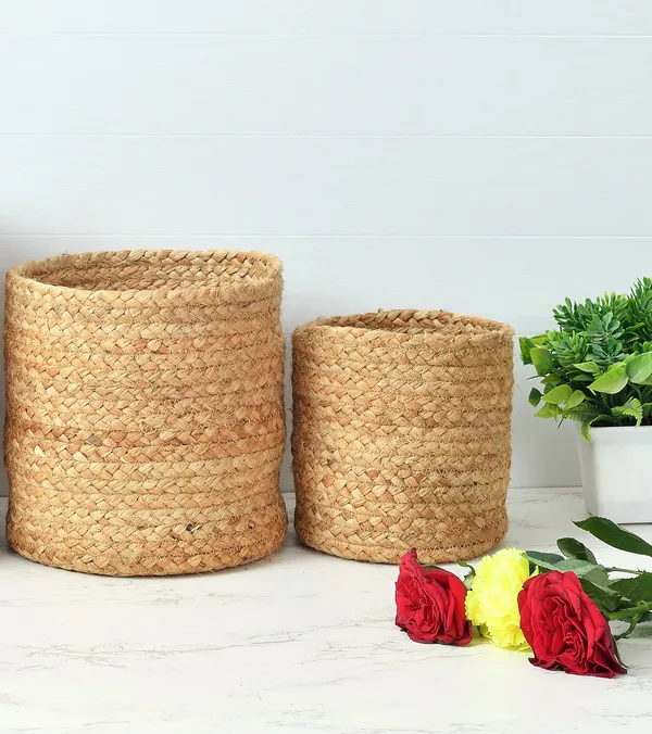 Beige_Braided_Jute_Baskets_|_Storage_Bins_Organizer_|_Laundry,_Toys_&_Planter_Basket-_Set_of_2_(8,_6_Inch)