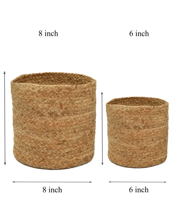 Beige_Braided_Jute_Baskets_|_Storage_Bins_Organizer_|_Laundry,_Toys_&_Planter_Basket-_Set_of_2_(8,_6_Inch)