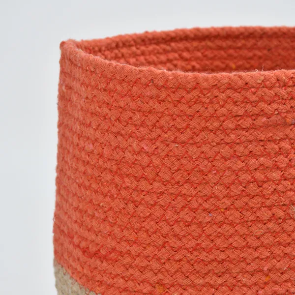 Orange_Braided_Cotton_Baskets_|_Storage_Bins_Organizer_|_Laundry,_Toys_&_Planter_Basket-_Set_of_2_(6_Inch)_-_Orange