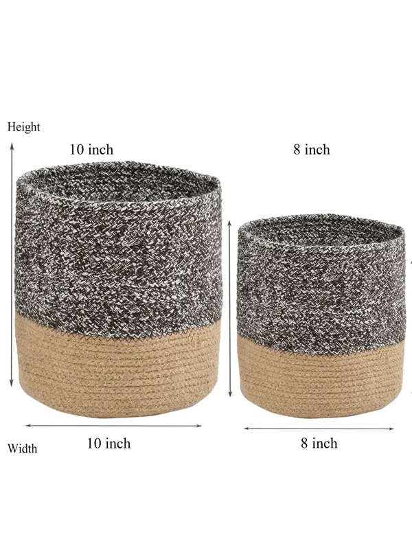 Brown_Braided_Cotton_Baskets_|_Storage_Bins_Organizer_|_Laundry,_Toys_&_Planter_Basket-_Set_of_2_(10,_8_Inch)_-_Coffee