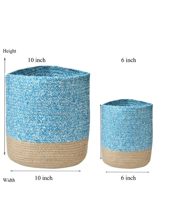Blue_Braided_Cotton_Baskets_|_Storage_Bins_Organizer_|_Laundry,_Toys_&_Planter_Basket-_Set_of_2_(10,_6_Inch)_-_Aqua_Blue