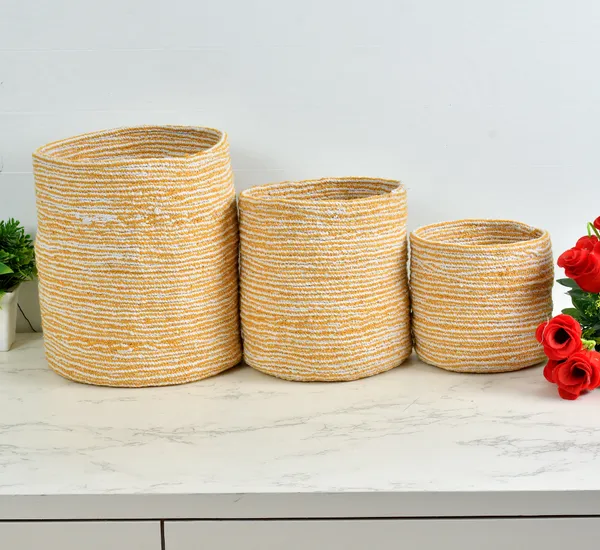 Yellow_Braided_Cotton_Baskets_|_Storage_Bins_Organizer_|_Laundry,_Toys_&_Planter_Basket-_Set_of_3_(6,8,10_Inch)_-_Yellow