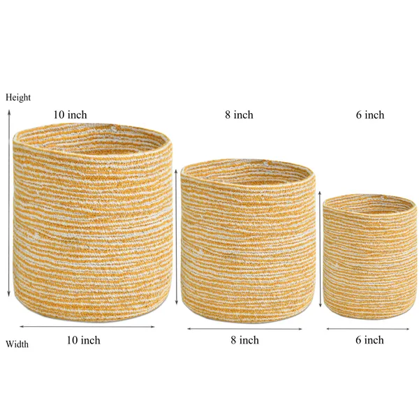 Yellow_Braided_Cotton_Baskets_|_Storage_Bins_Organizer_|_Laundry,_Toys_&_Planter_Basket-_Set_of_3_(6,8,10_Inch)_-_Yellow