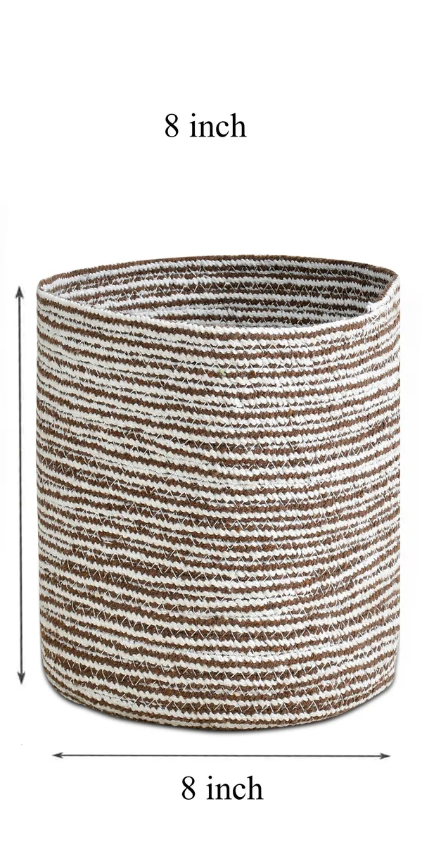 Brown_Braided_Cotton_Baskets_|_Storage_Bins_Organizer_|_Laundry,_Toys_&_Planter_Basket-_Set_of_2_(8_Inch)_-_Brown