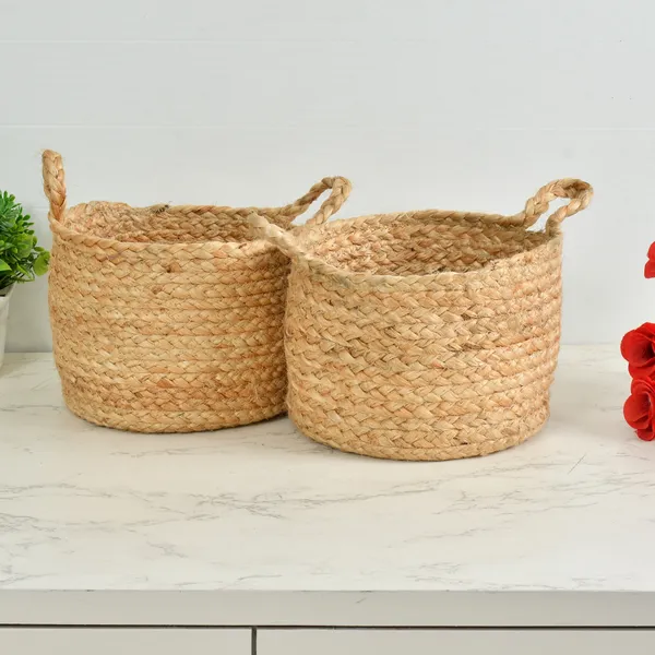 Beige_Braided_Jute_Baskets_|_Storage_Bins_Organizer_|_Laundry,_Toys_&_Planter_Basket-_Set_of_2_(8*6_Inch)