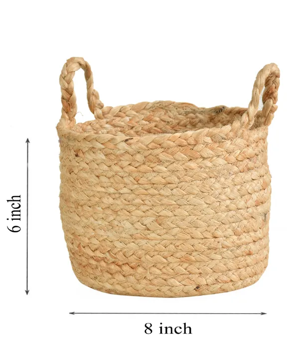 Beige_Braided_Jute_Baskets_|_Storage_Bins_Organizer_|_Laundry,_Toys_&_Planter_Basket-_Set_of_2_(8*6_Inch)