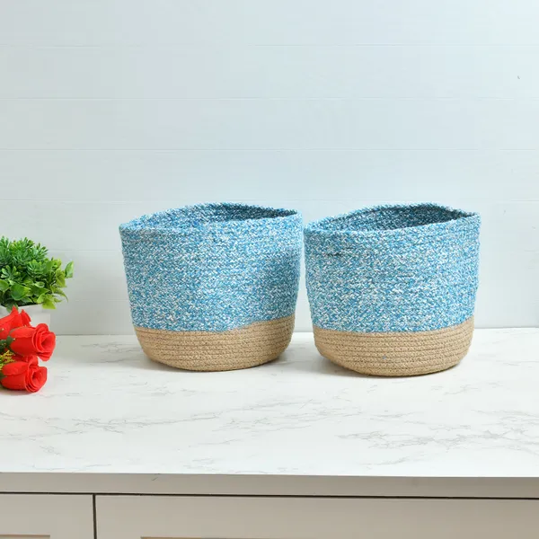 Blue_Braided_Cotton_Baskets_|_Storage_Bins_Organizer_|_Laundry,_Toys_&_Planter_Basket-_Set_of_2_(8_Inch)_-_Aqua_Blue