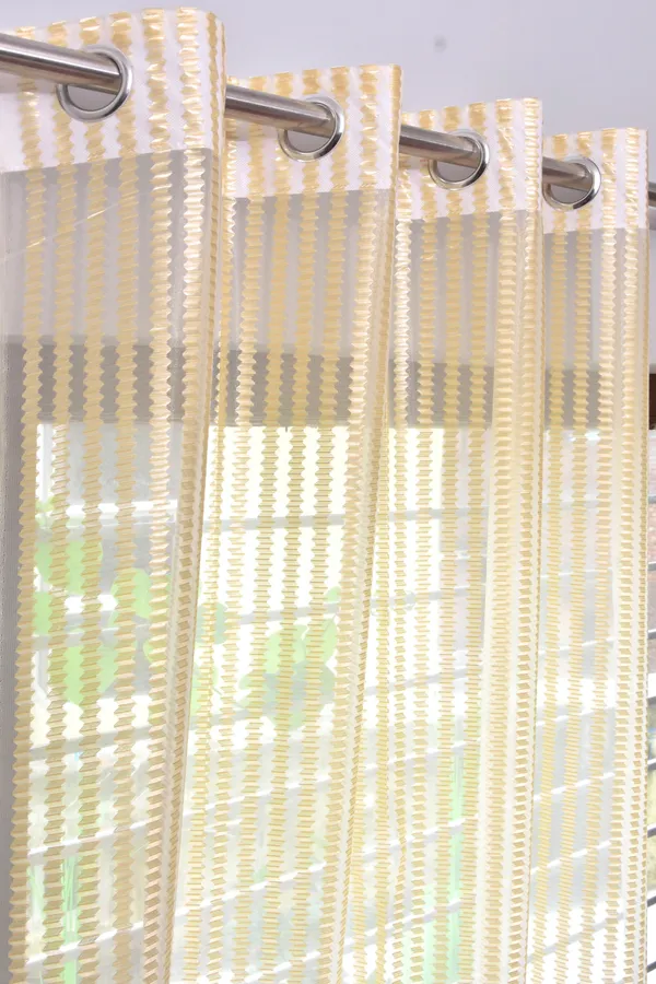 Pack_Of_2_Beige_Polyester_Curtains_For_Long_Door/Door/Window