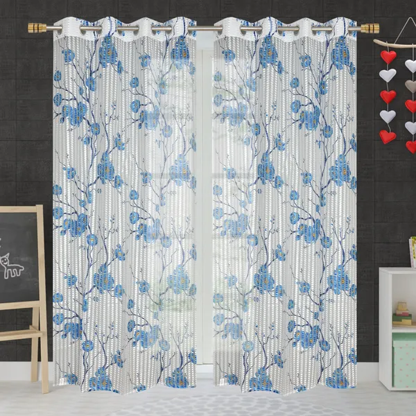Pack_Of_2_Blue_Polyester_Curtains_For_Long_Door/Door/Window