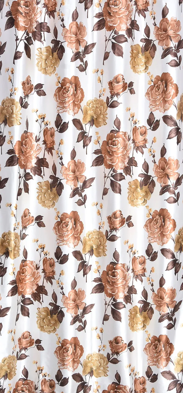 Brown_Pack_of_2_Polyester_Floral_Room_Darkening_Curtain_Panel_for_Door,_Window,_Long_Door