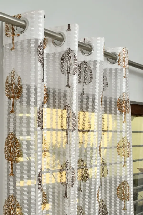 Pack_Of_2_Brown_Polyester_Curtains_For_Long_Door/Door/Window