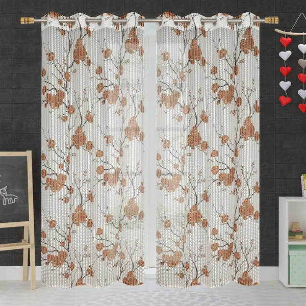 Pack_Of_2_Brown_Polyester_Curtains_For_Long_Door/Door/Window