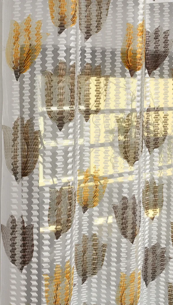 Pack_Of_2_Brown_Polyester_Curtains_For_Long_Door/Door/Window