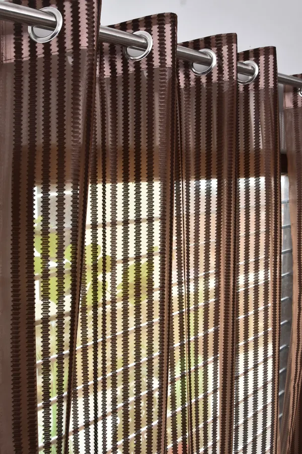 Pack_Of_2_Brown_Polyester_Curtains_For_Long_Door/Door/Window