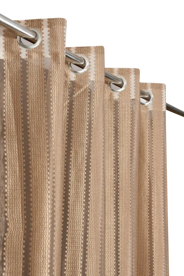 Pack_Of_2_Brown_Polyester_Curtains_For_Long_Door/Door/Window