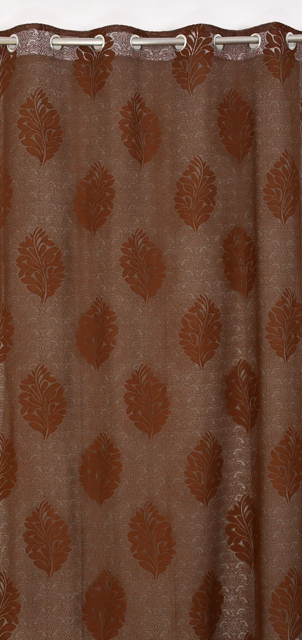 Pack_Of_2_Brown_Polyester_Curtains_For_Long_Door/Door/Window