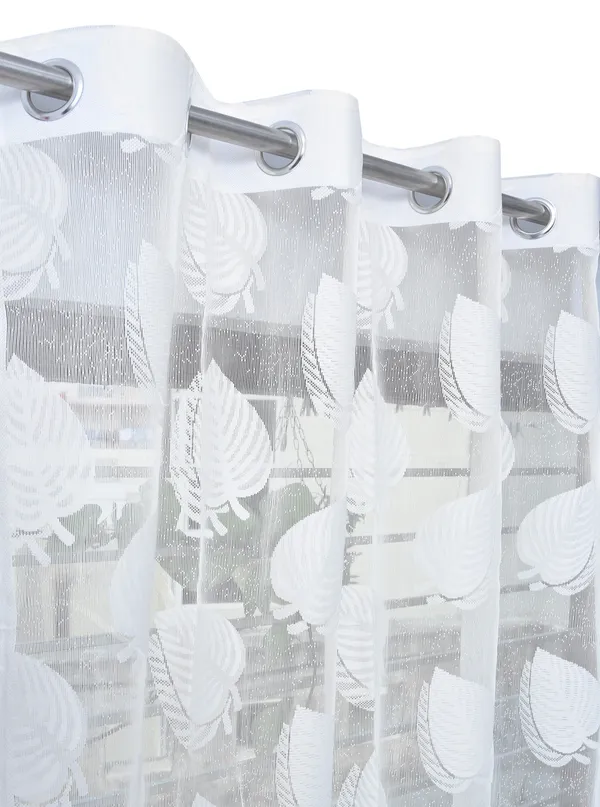 Pack_Of_2_Cream_Polyester_Curtains_For_Long_Door/Door/Window