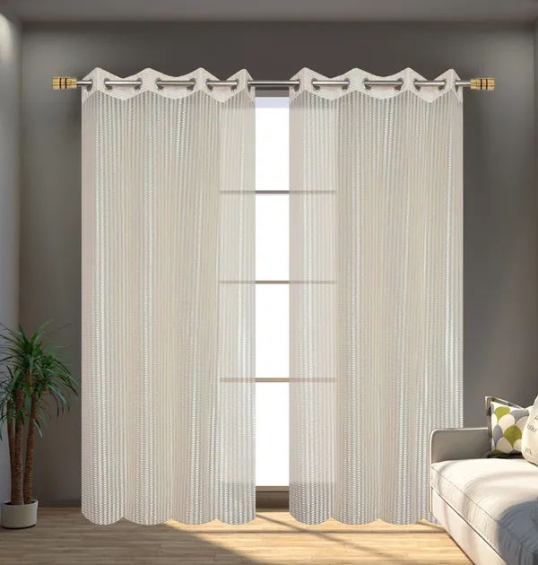Pack_Of_2_Cream_Polyester_Curtains_For_Long_Door/Door/Window